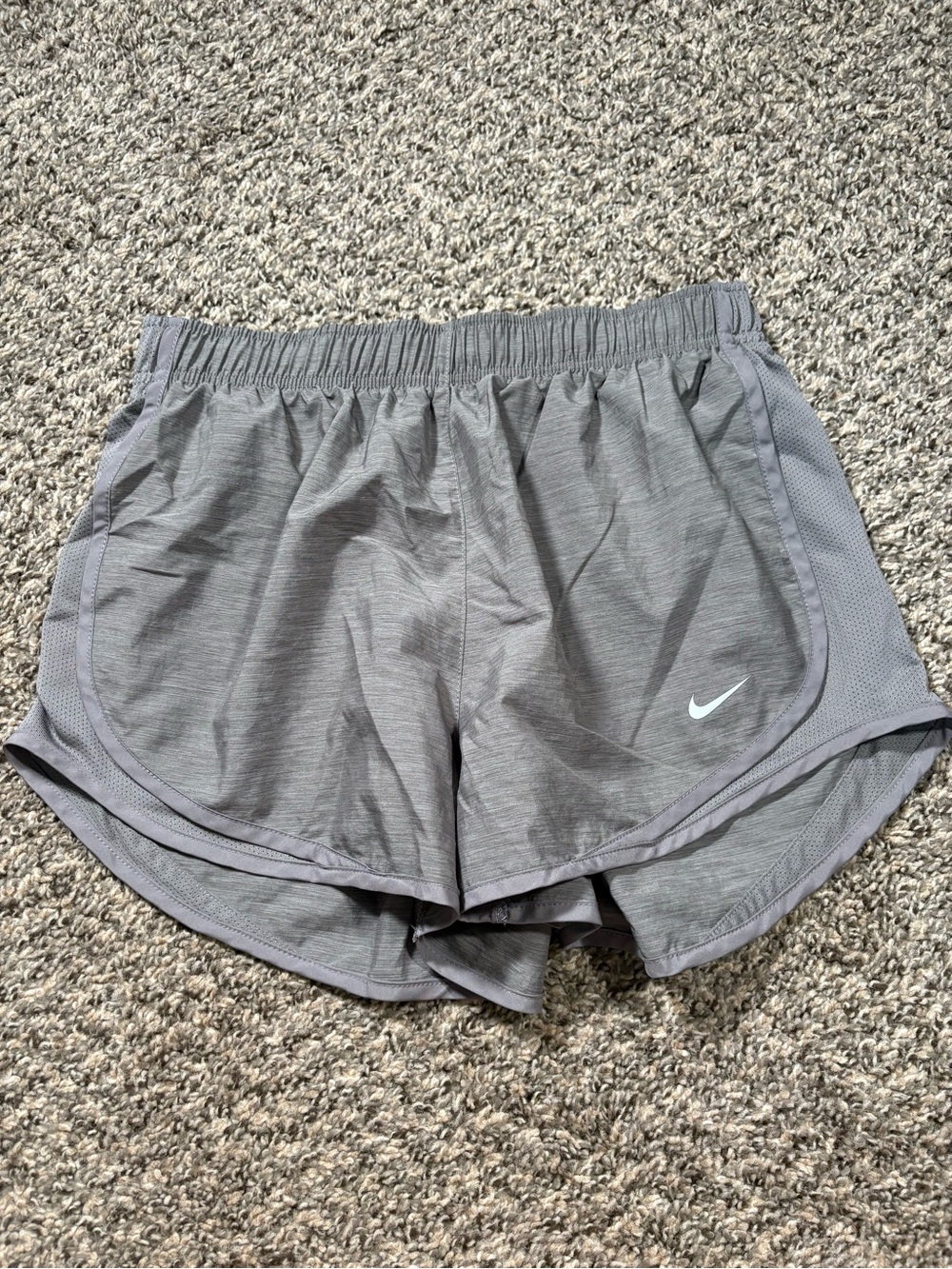 Nike Women's Gray Lightweight Running Shorts